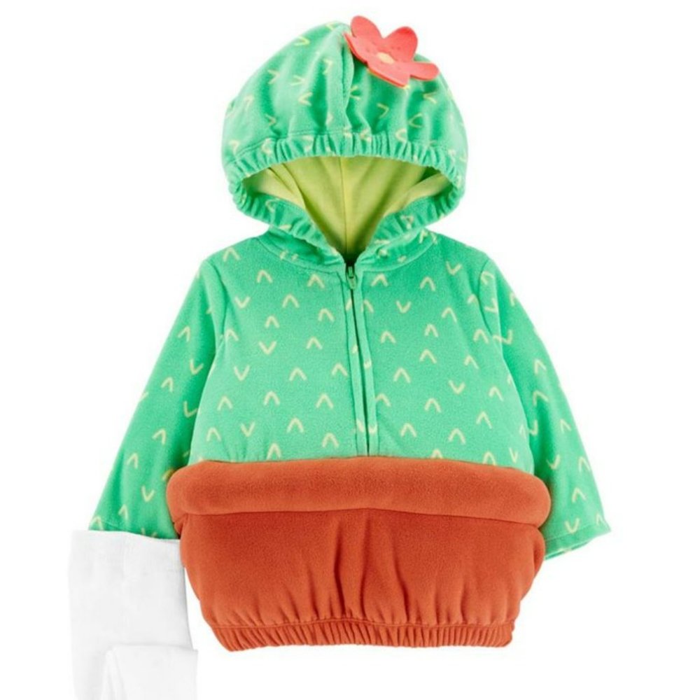 Carter's Green & Brown Little Cactus Dress-Up Set